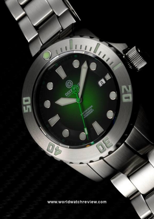 Deep Blue Master Diver 1000 (green sunburst dial)