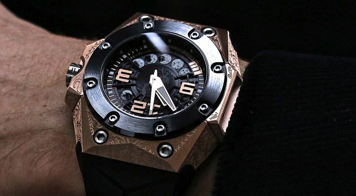 Linde Werdelin Oktopus Moon Tattoo Limited Edition automatic watch