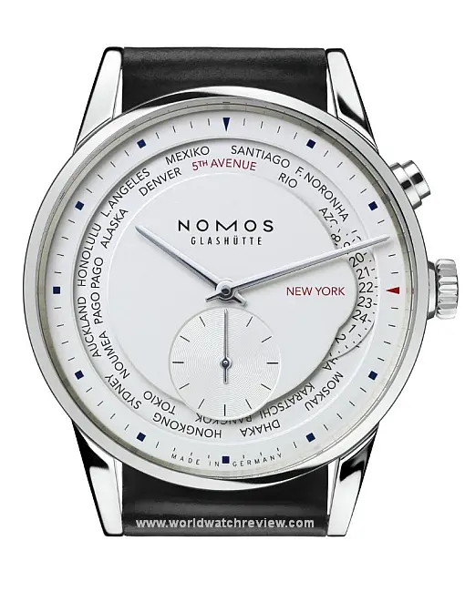 Nomos for Wempe Weltzeit 5th Avenue