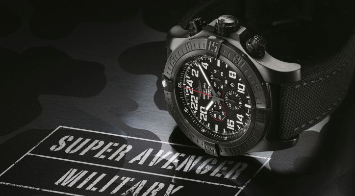Breitling Super Avenger Military Limited Edition (ref. M2233010/BC91-100W) automatic watch