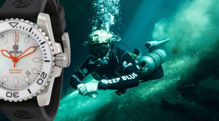 Deep Blue Sea Ram 500 Ceramic quartz diving watch