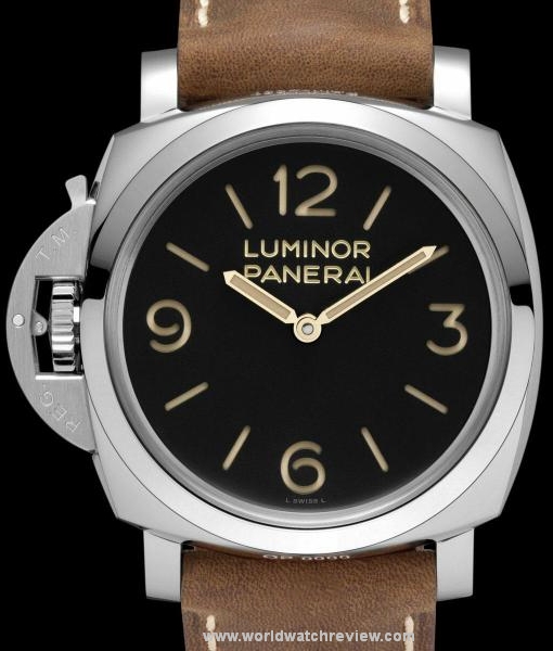 Panerai Luminor 1950 Left-Handed 3 Days (front with Plexiglas crystal)