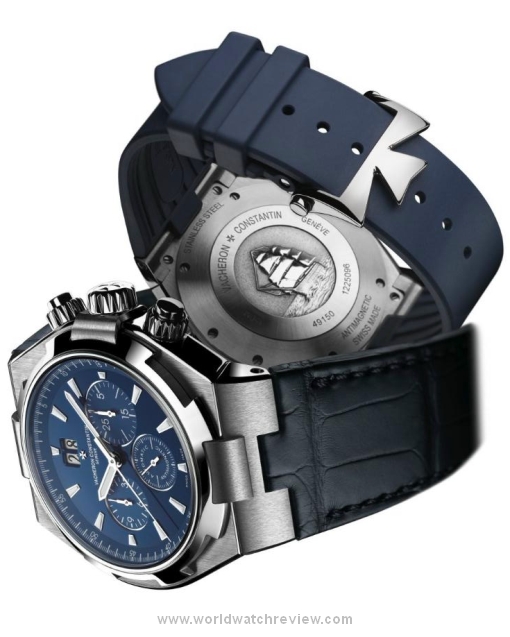 Vacheron Constantin Overseas Blue Chronograph (stamped case back cover)