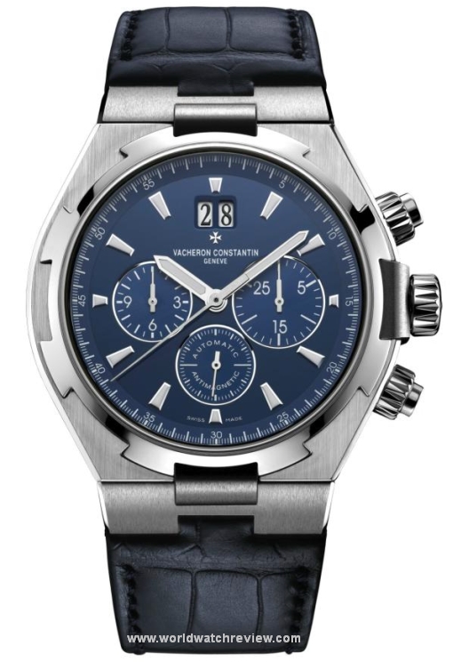 Vacheron Constantin Overseas Blue Chronograph (49150/000A-9745, front)