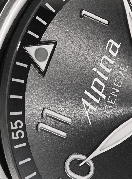 Alpina Startimer Pilot Sunray (grey dial, logo)