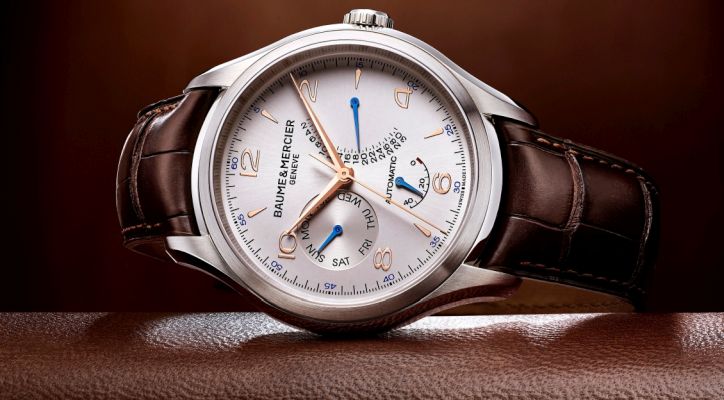 Baume & Mercier Clifton Retrograde Date Automatic wristwatch