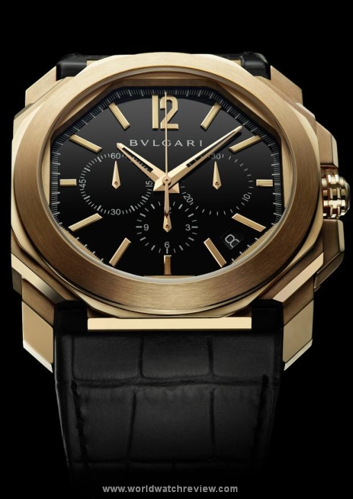 Bvlgari Octo Chronograph in 18-karat rose gold