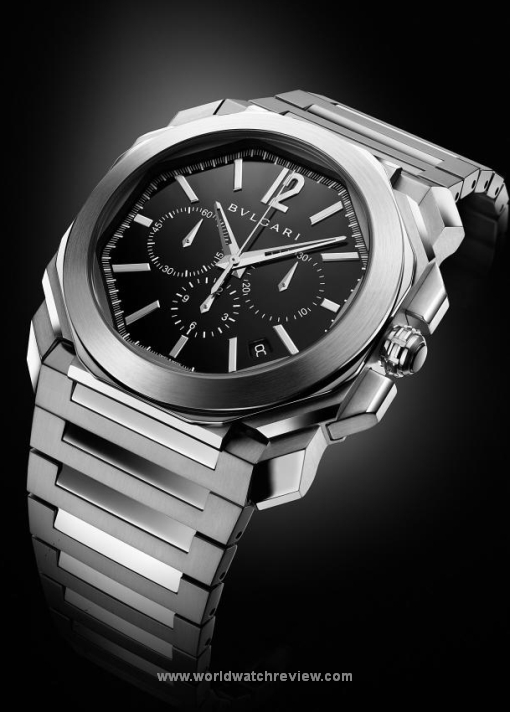 Bvlgari Octo Chronograph 3/4 view