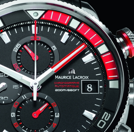 Maurice Lacroix Pontos S Supercharged (dial, red accents)