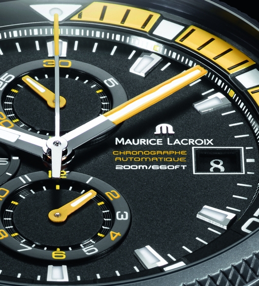 Maurice Lacroix Pontos S Supercharged (dial, yellow accents)
