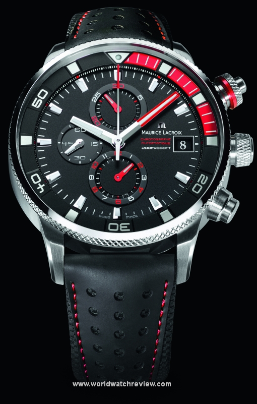 Maurice Lacroix Pontos S Supercharged, red accents