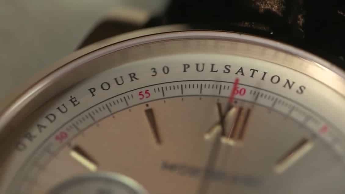 Montblanc Meisterstuck Heritage Pulsograph by Minerva (dial fragment)