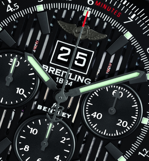 Breitling for Bentley 6.75 Midnight Carbon (dial)