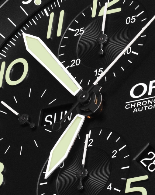 Oris Big Crown Timer Chronograph Automatic (dial fragment)