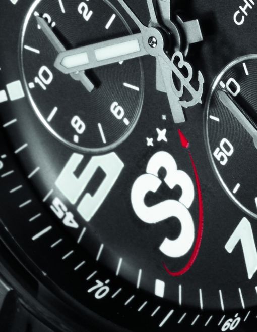 Breitling S3 ZeroG Chronograph (dial, logo)