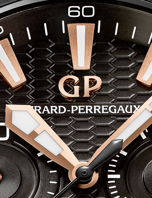 Girard-Perregaux Chrono Hawk Pink Gold (dial, GP logo)