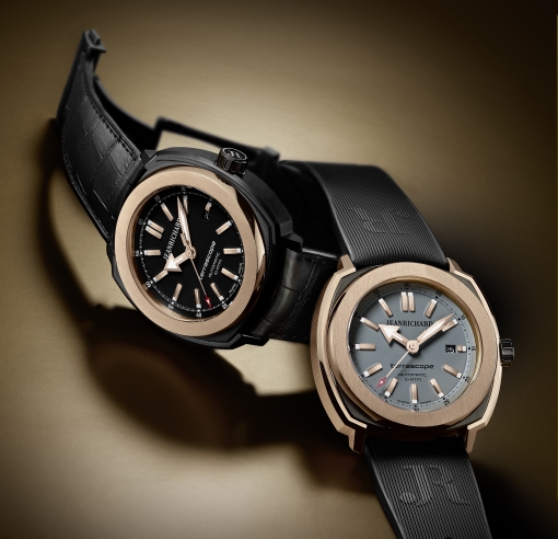 JeanRichard Terrascope Black DLC Steel and Rose Gold