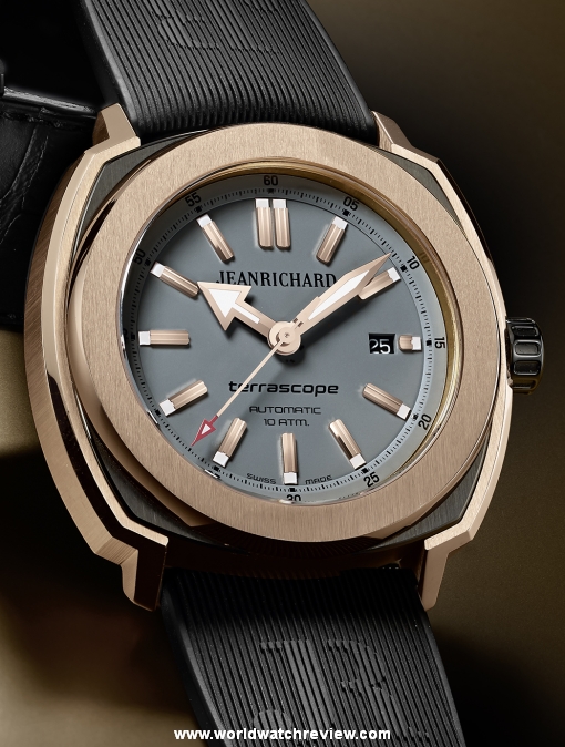 JeanRichard Terrascope Steel and Rose Gold (gray dial)