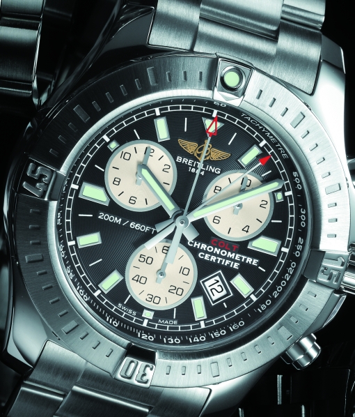 2014 Breitling Colt Caliber 73 (Volcano Black dial)