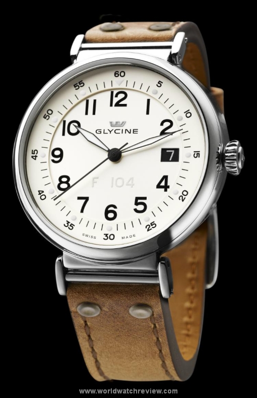 Glycine F104 (Sivler/White Dial)