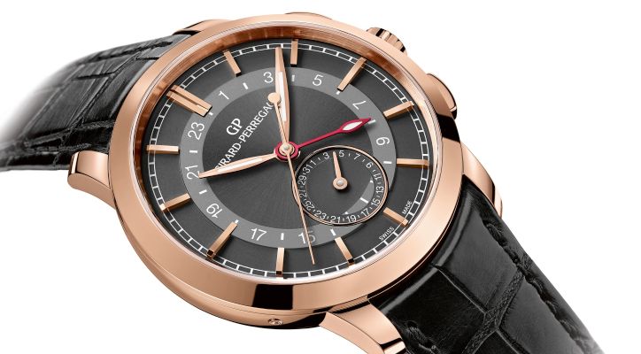 Girard-Perregaux Dual Time Automatic watch in Rose Gold (ref. 49544-52-231-BB60)