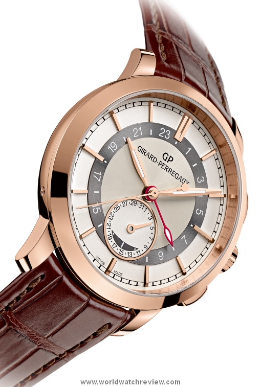 Girard-Perregaux Dual Time Automatic in Rose Gold (ref. 49544-52-131-bbb0)