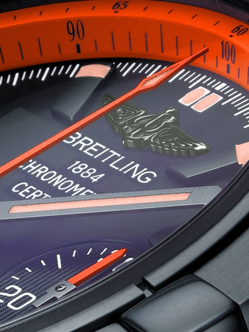 Breitling Chronomat 44 Raven Caliber 01 (dial, fragment)