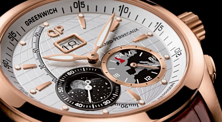 Girard-Perregaux Traveller Large Date, Moon Phases & GMT