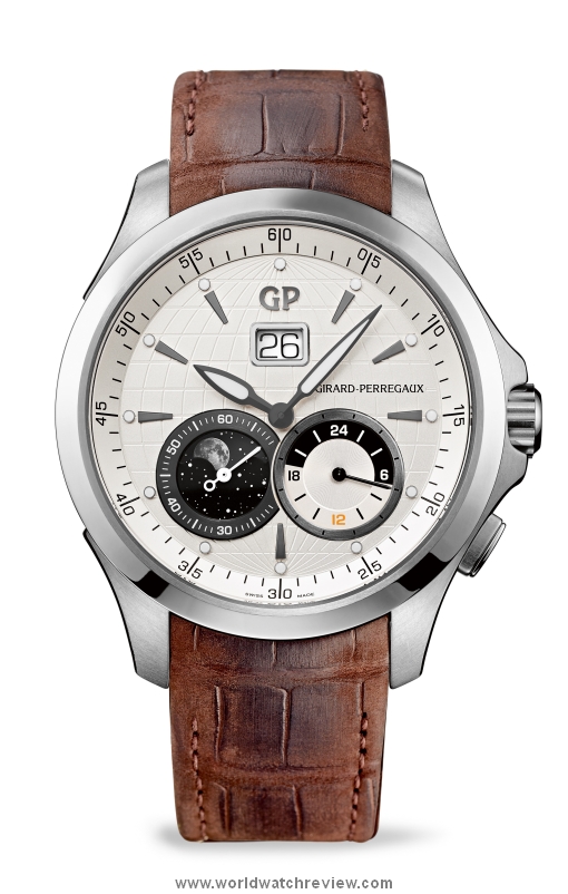 Girard-Perregaux Traveller Large Date, Moon Phases & GMT (stainless steel)