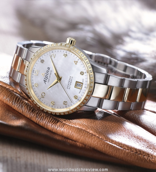 Alpina Comtesse two-tone with diamonds