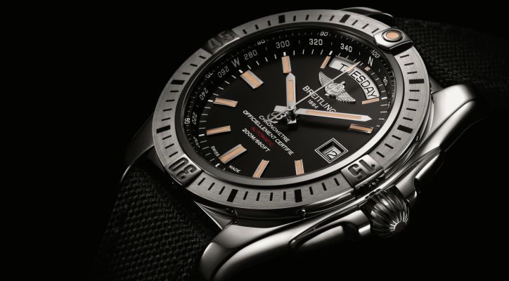 Breitling Galactic 44 automatic watch (ref. A45320B9/BD42-101W)