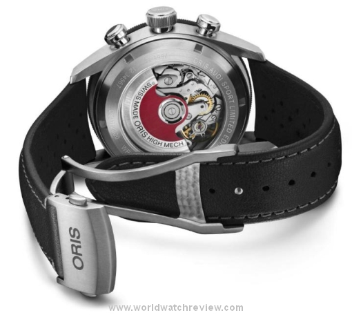 Oris Audi Sport Chronograph (rear view)