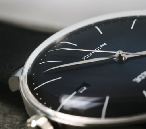 Archimede 1950's (black dial, detail)