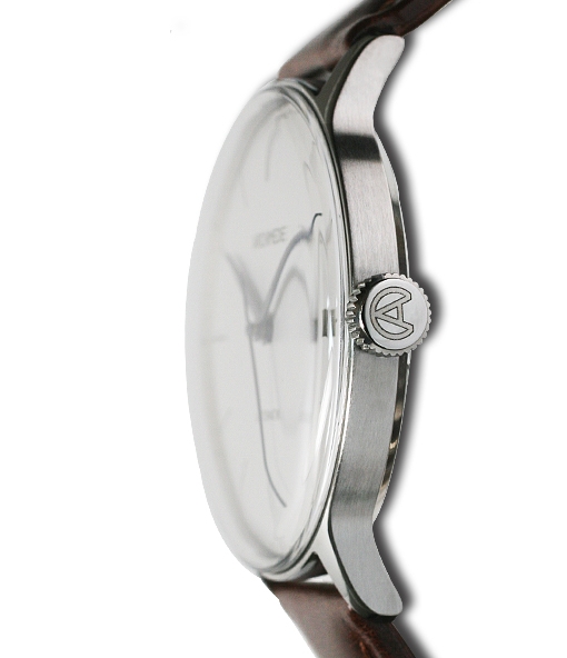Archimede 1950's Automatic (silver dial, side view)
