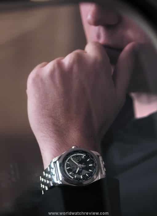 Breitling Galactic Unitime SleekT Automatic (wrist shot photo)