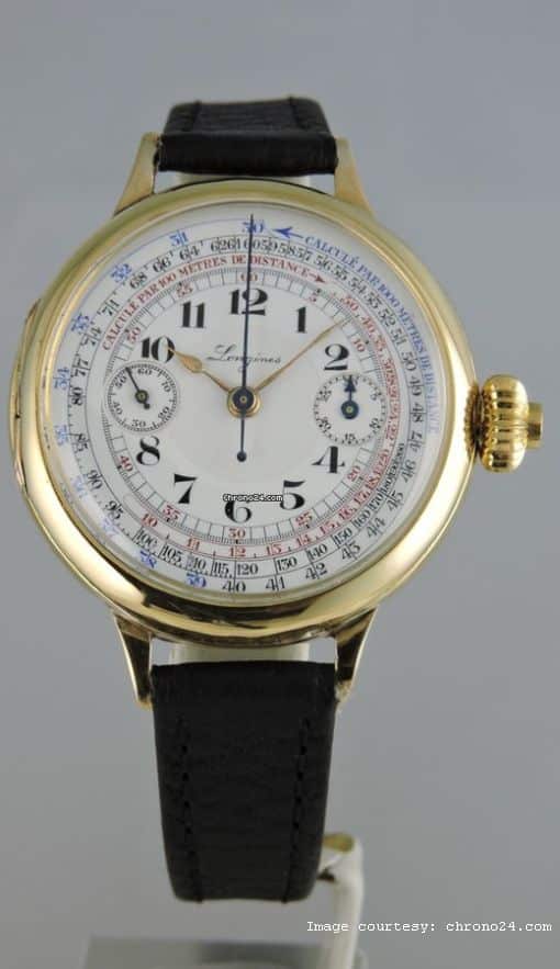 1920s Longines Monopusher Chronograph