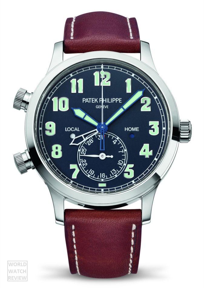 Patek Philippe Calatrava Pilot Travel Time (front view)