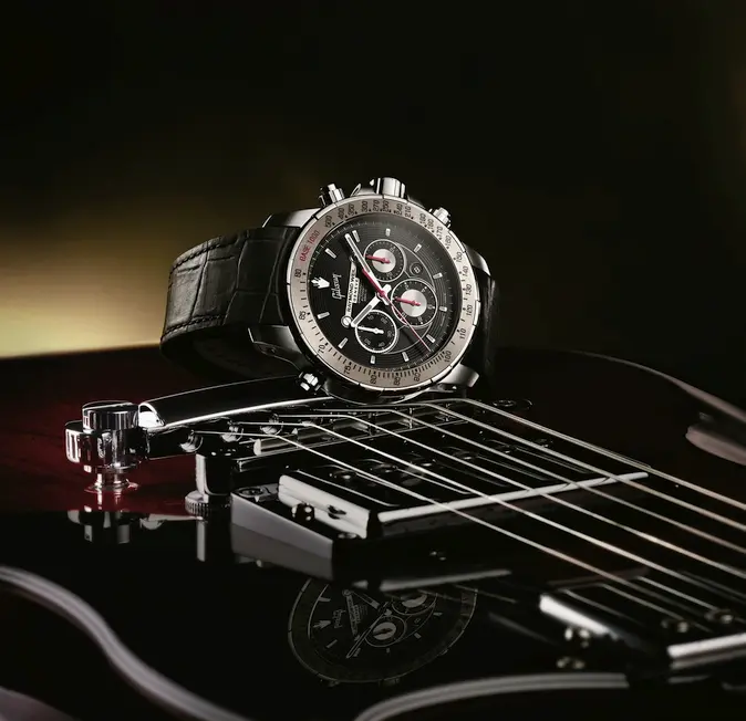 Raymond Weil Nabucco Gibson Limited-Edition Chronograph (on an SG guitar)