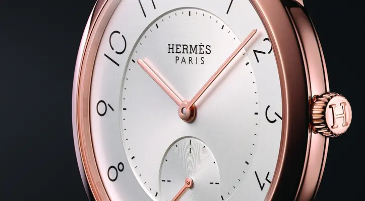 Slim d'Hermes Automatic in Rose Gold by Hermes