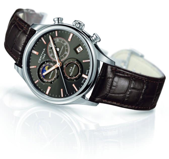 Certina Chronographe DS-8 Phase de Lune Quartz (anthracite dial, ref. C033.450.16.081.00)