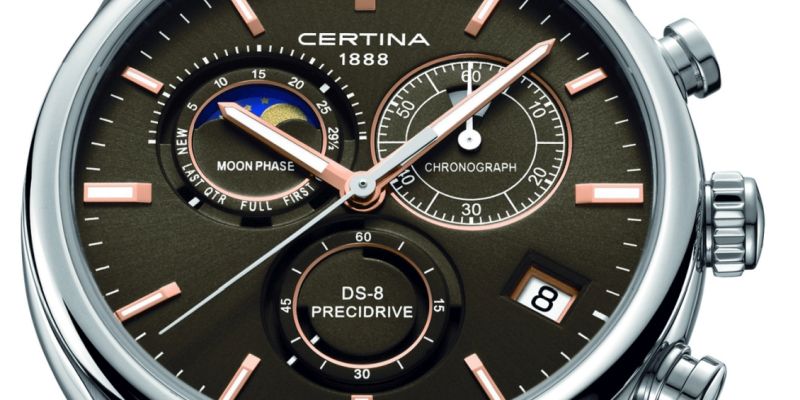 Certina Chronographe DS-8 Phase de Lune Quartz review (ref. C033.450.16.081.00)