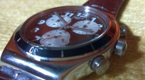 Hands-On: Swatch Irony Browned Quartz Chronograph (Ref. YVS400)