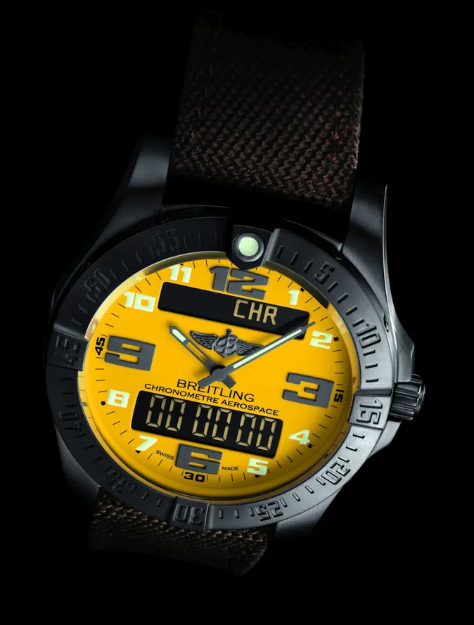 Breitling Aerospace Evo Night Mission Chronograph (Cobra Yellow dial)