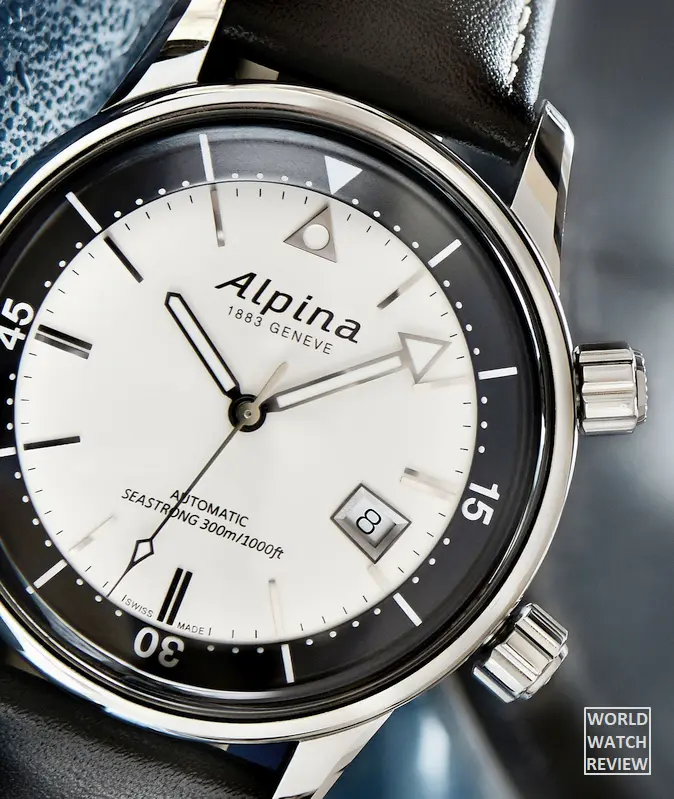 Alpina Seastrong Diver Heritage (refs. AL-525S4H6 & AL-525G4H6, silver dial)