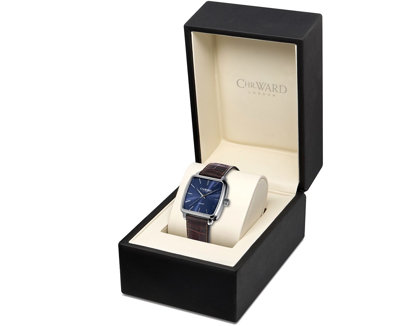 As usual, the Chr. Ward C5 Malvern Slimline Square is offered in a nice presentation box
