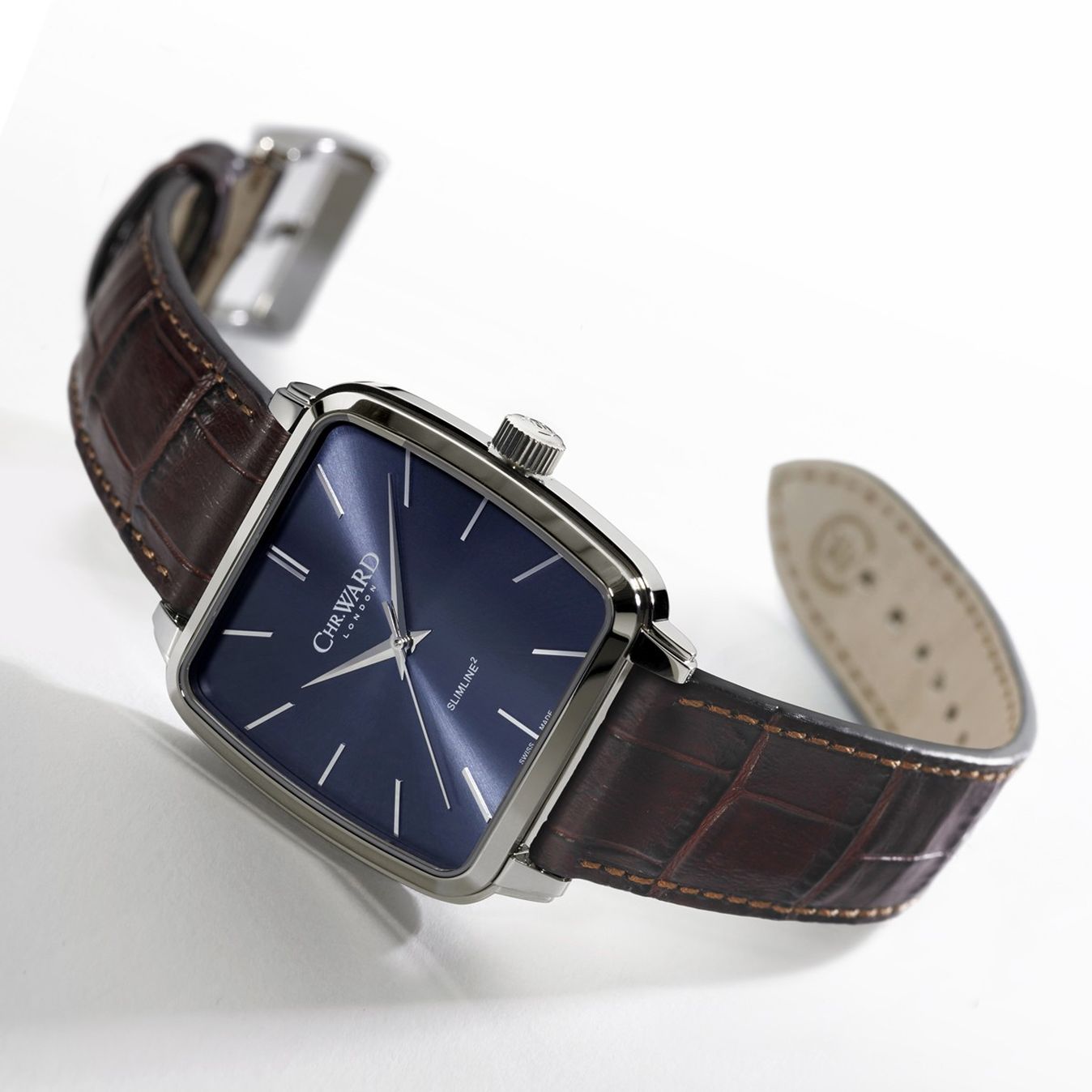 square hand watch