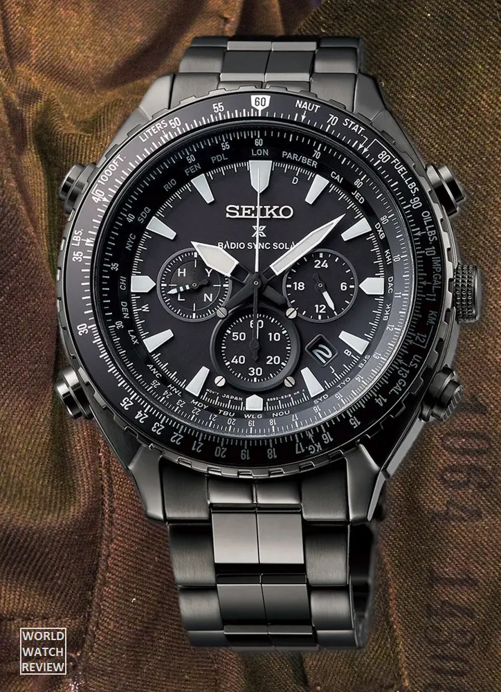 Seiko PROSPEX Radio Sync Solar World Time Chronograph | WWR