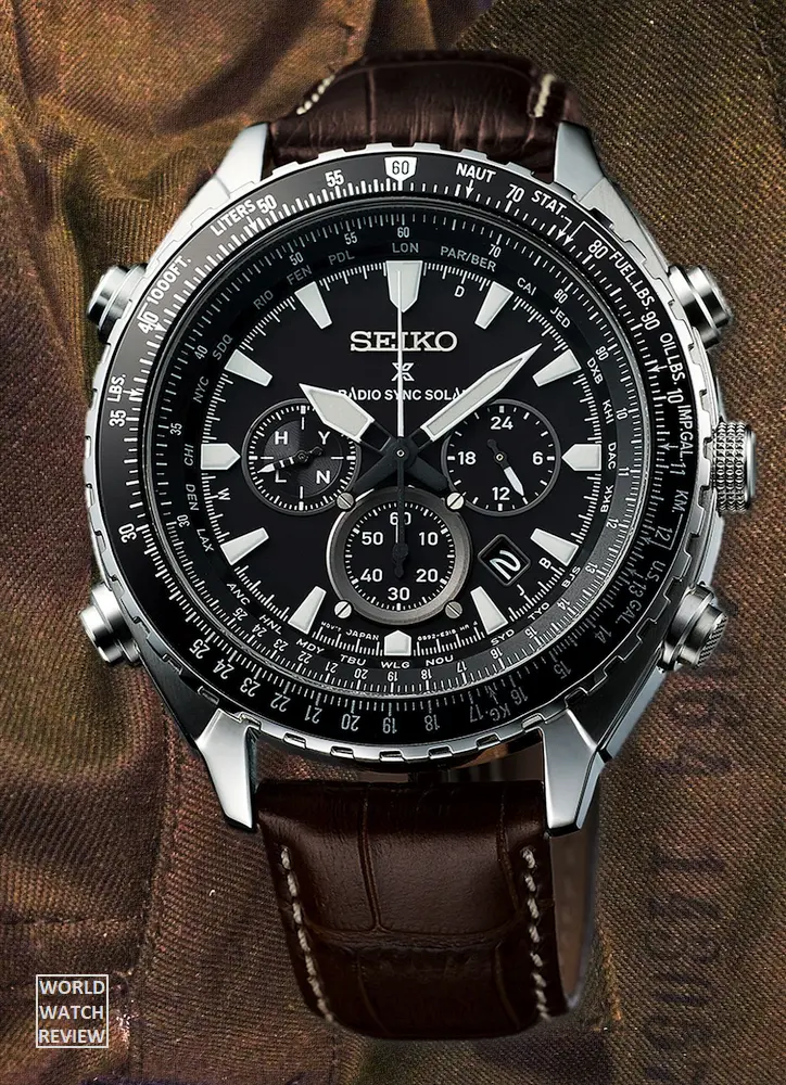 Seiko PROSPEX Radio Sync Solar World Time Chronograph | WWR