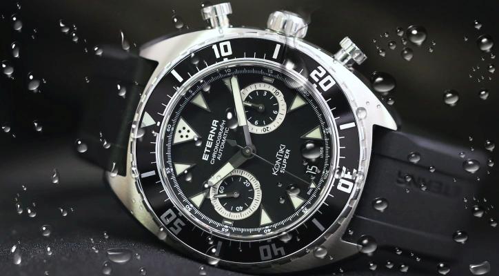 Eterna Super Kontiki Chronograph Automatic review (refs. 7770.41.49.1382 & 7770.41.49.1718)