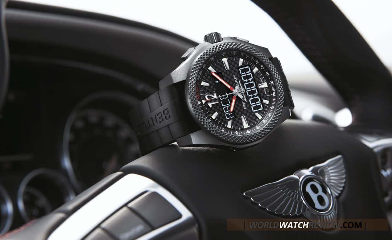 Breitling for Bentley Supersports B55 Connected in Titanium (carbon fiber dial)